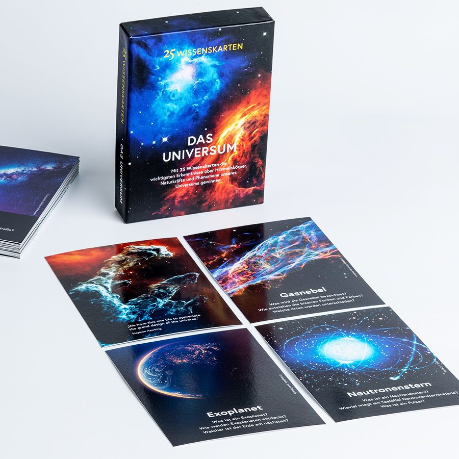 The Universe: cards and box
